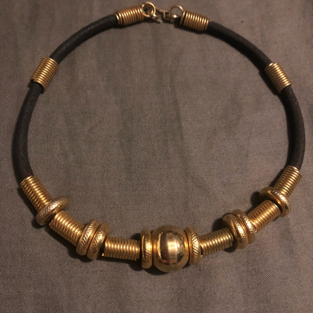 Brown & Gold Necklace